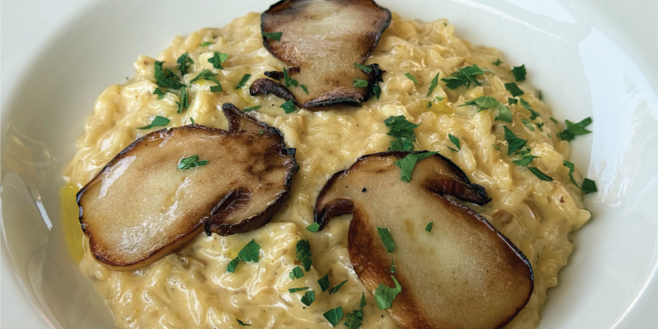 Risotto with porcini mushrooms