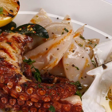 OCTOPUS, SQUID AND SCALLOP